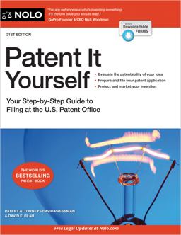 Patent It Yourself Your Step-By-Step Guide to Filing at the U. S. Patent Office 21st 9781413329971 Front Cover