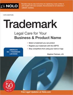 Trademark Legal Care for Your Business and Product Name 13th 9781413330090 Front Cover