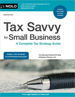 Tax Savvy for Small Business