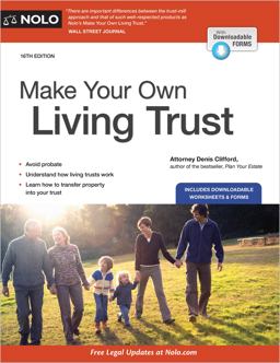 Make Your Own Living Trust:  9781413330571 Front Cover
