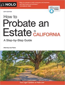 How to Probate an Estate in California 26th 9781413330595 Front Cover