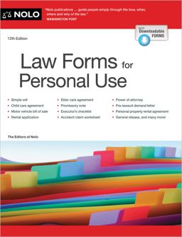 Law Forms for Personal Use 12th 9781413330939 Front Cover