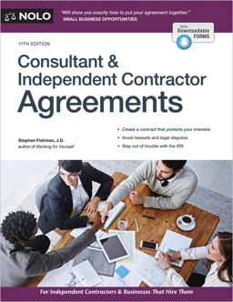 Consultant and Independent Contractor Agreements 11th 9781413331011 Front Cover