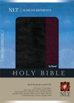 Slimline Reference Bible NLT, Tutone