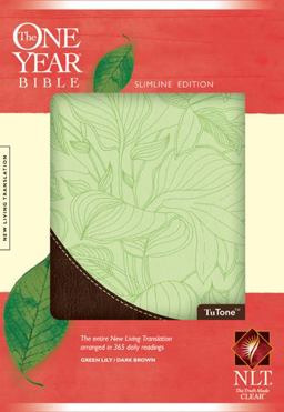 The One Year Bible Slimline Edition NLT, Tutone