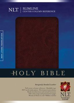 Slimline Center Column Reference Bible NLT