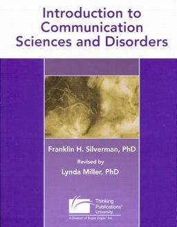 Intro to Communication Sciences and Disorders (W/Cd)