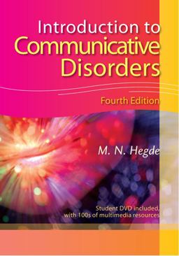 Introduction to Communicative Disorders