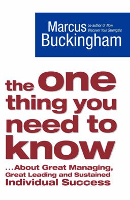 The One Thing You Need to Know  9781416502968 Front Cover