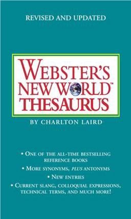 Webster's New World Thesaurus Third Edition 3rd 9781416533283 Front Cover