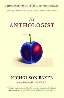 Anthologist A Novel  9781416572459 Front Cover
