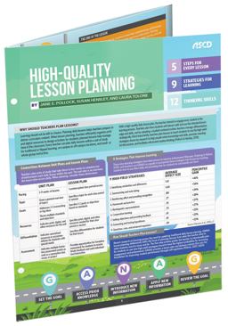 High-Quality Lesson Planning Quick Reference Guide  9781416628729 Front Cover