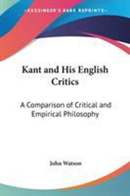 Kant and His English Critics