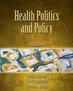 Health Politics and Policy 4th 9781418014285 Front Cover