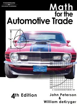 Math for the Automotive Trade 4th 9781418031015 Front Cover