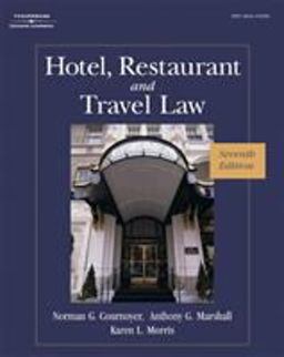 Hotel, Restaurant, and Travel Law 7th 9781418051914 Front Cover