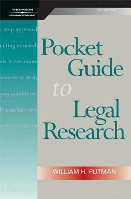 Pocket Guide to Legal Research, Spiral Bound Version  9781418053765 Front Cover
