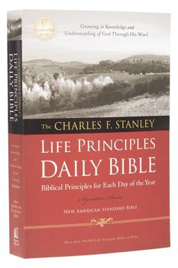 Charles F. Stanley Life Principles Daily Bible  9781418548858 Front Cover