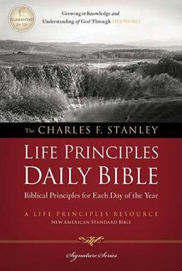 Charles F. Stanley Life Principles Daily Bible, Nasb
