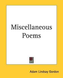 Miscellaneous Poems Miscellaneous Poems