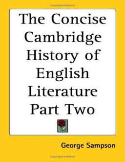 The Concise Cambridge History of English
