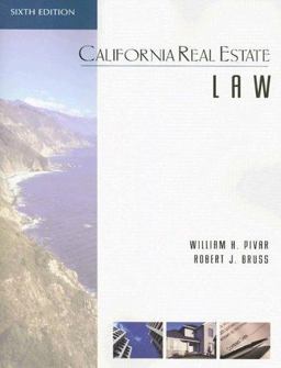 California Real Estate Law 6th 9781419515163 Front Cover