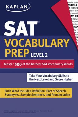 SAT Vocabulary Prep Level 2 4th 9781419550140 Front Cover
