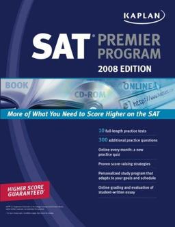 Kaplan SAT 2008 Premier Program (w/ CD-ROM)