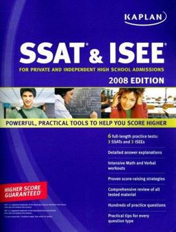 SSAT and ISEE 2008