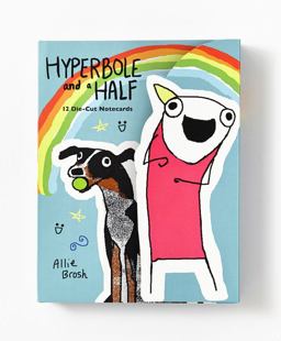 Hyperbole and a Half 12 Die-Cut Notecards