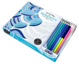 Vive le Color! Serenity (Adult Coloring Book and Pencils) Color Therapy Kit  9781419720543 Front Cover