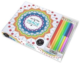 Vive le Color! Peace (Adult Coloring Book and Pencils) Color Therapy Kit  9781419722875 Front Cover