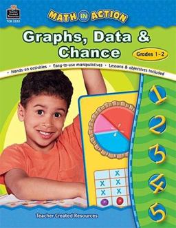 Math in Action - Graphs, Data and Chance, Grades 1-2