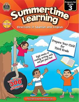 Summertime Learning Grd 3 - Spanish Directions