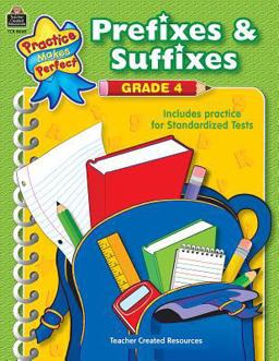 Prefixes and Suffixes Grade 4