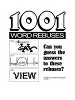 1001 Word Rebuses  9781420871333 Front Cover