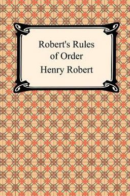 Robert's Rules of Order