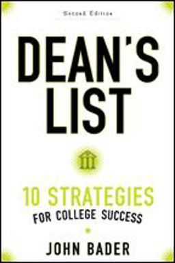 Dean's List 10 Strategies for College Success 2nd 9781421422374 Front Cover