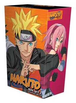 Naruto Box Set 3 Volumes 49-72 with Premium  9781421583341 Front Cover