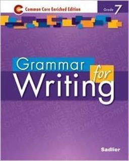 Grammar for Writing 1st 9781421711171 Front Cover