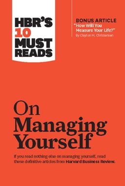On Managing Yourself  9781422157992 Front Cover