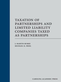 Taxation of Partnerships and Limited Liability Companies Taxed As Partnerships  9781422417089 Front Cover