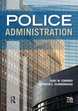 Police Administration 7th 9781422463246 Front Cover