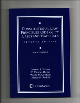 Constitutional Law-2010 Supplement