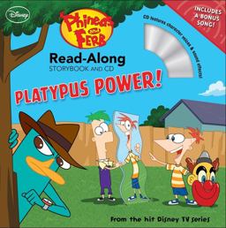 Phineas and Ferb Read-Along Storybook and CD Platypus Power!
