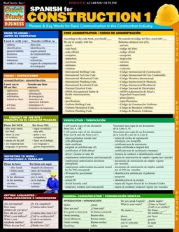 Spanish for Construction 1