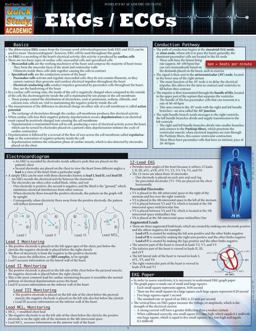 EKGs / ECGs QuickStudy Laminated Reference Guide (QuickStudy Academic)  9781423218623 Front Cover