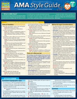 AMA Style Guide  9781423225379 Front Cover