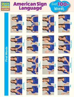 American Sign Language - First 100+ Words  9781423228561 Front Cover