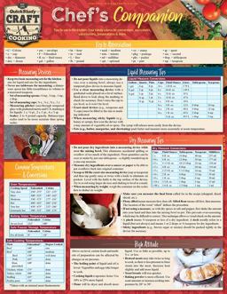 Chef's Companion A QuickStudy Laminated Reference Guide 2nd 9781423239765 Front Cover